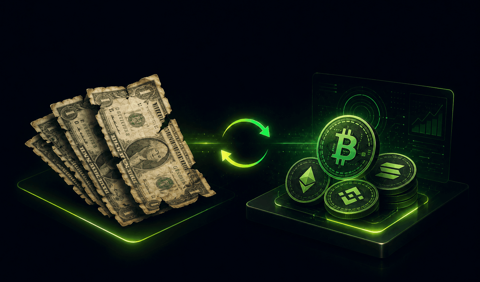 Where to exchange worn bills